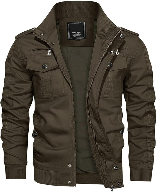 Matteo – Classic Bomber-Style Cotton Jacket for Men