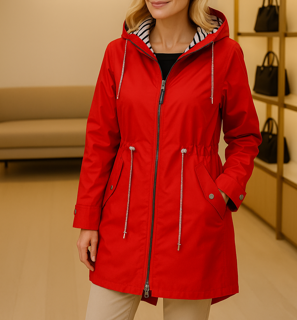 Jayleen – Waterproof Hooded Rain Jacket for Women
