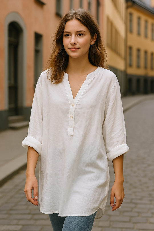 Harper - BreezeLoom Linen Shirt