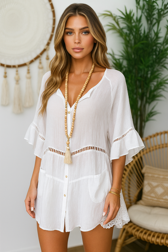 Amara – V-Neck Boho Tunic
