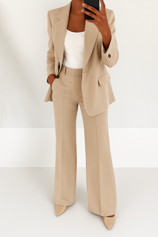 Vivianne | Tailored Double-Breasted Pantsuit