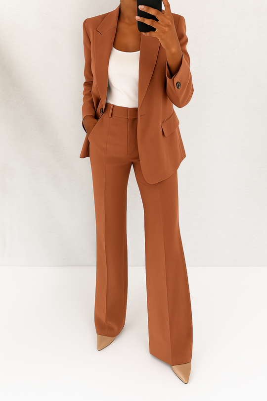 Vivianne | Tailored Double-Breasted Pantsuit