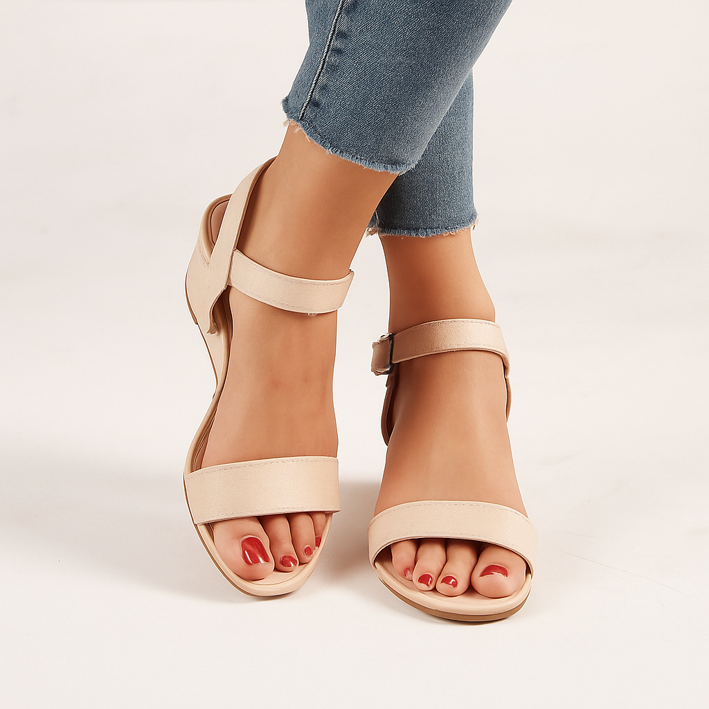 Clara – Classic Wedge Sandals for Women