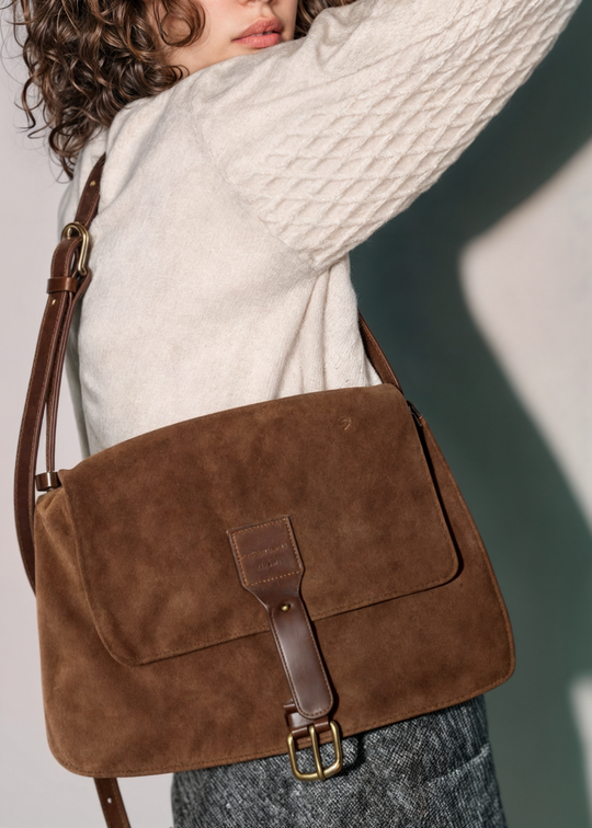 Annabel – Premium Suede Crossbody Handbag