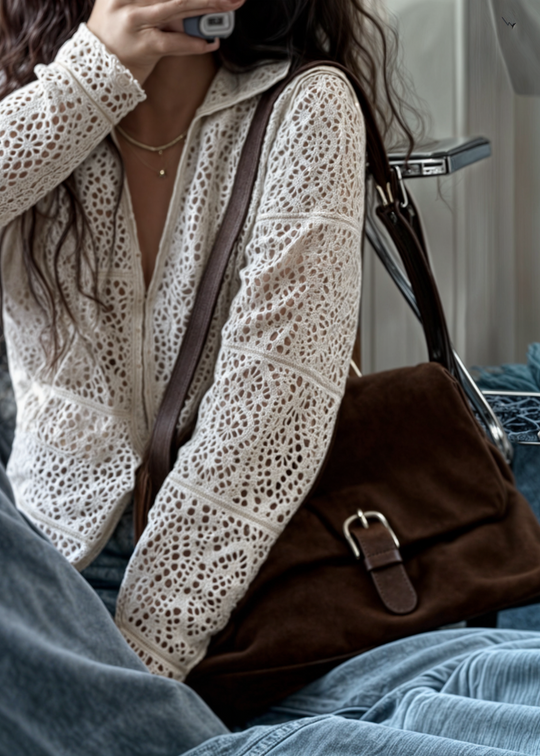 Annabel – Premium Suede Crossbody Handbag