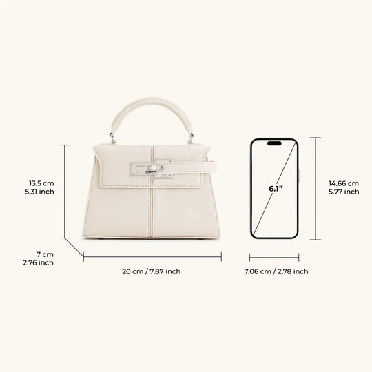 Rylee – Classic Structured Leather Handbag for Women