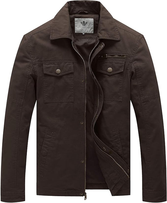 Manuel – Classic Cotton Workwear Jacket for Men