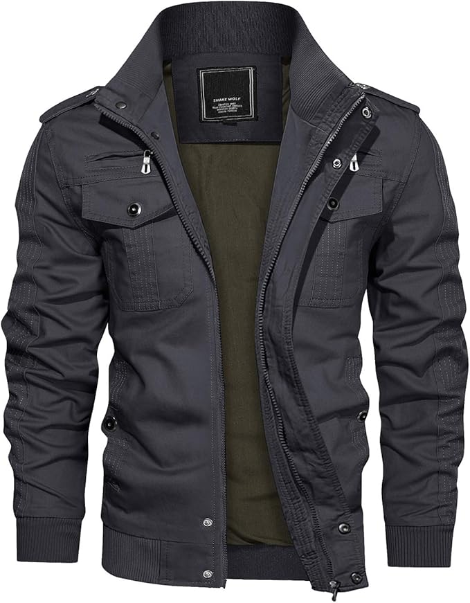 Matteo – Classic Bomber-Style Cotton Jacket for Men