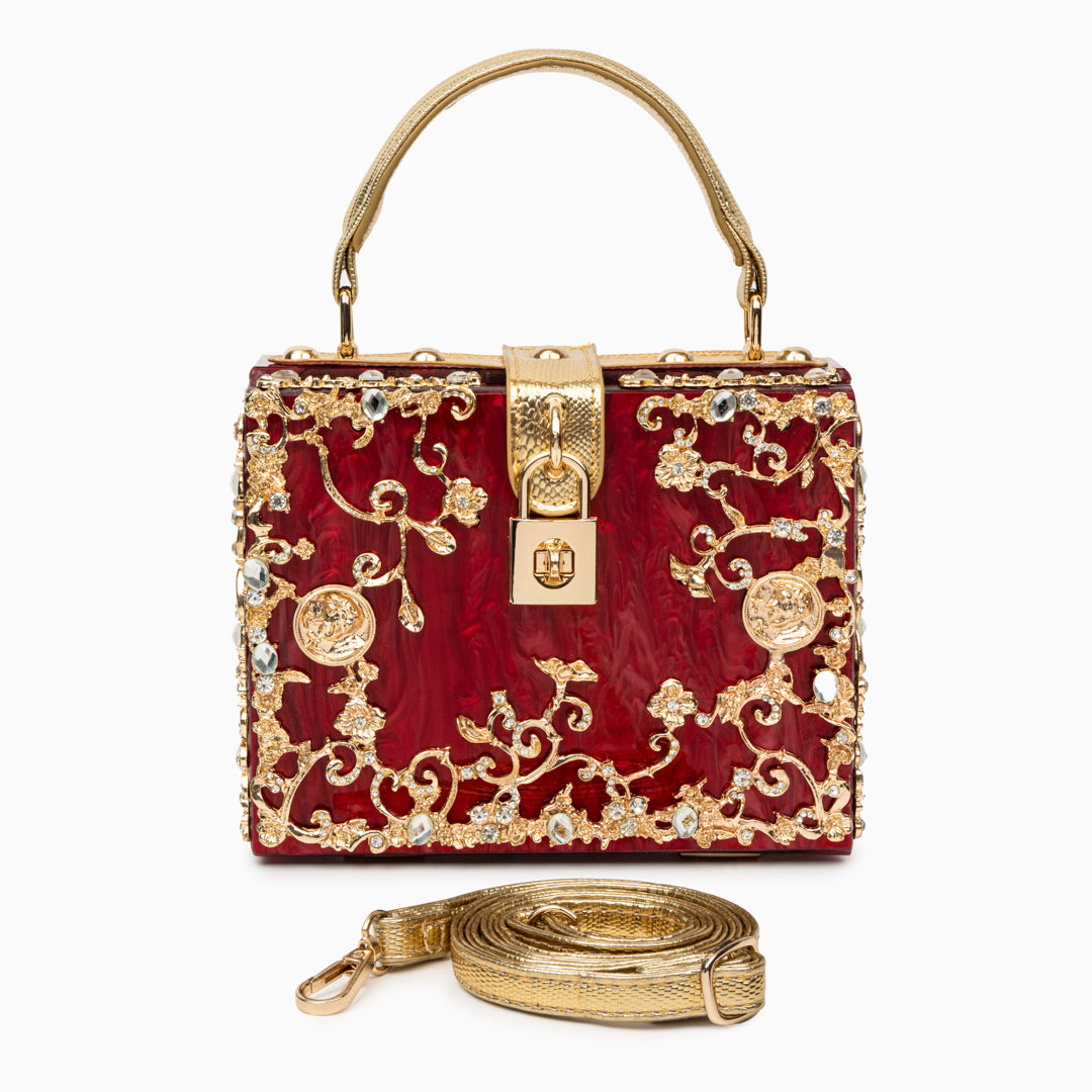 Addison – Luxurious Embroidered Evening Handbag for Women