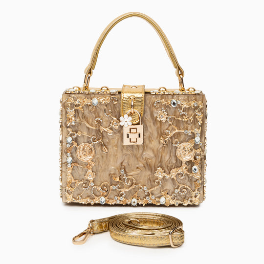 Addison – Luxurious Embroidered Evening Handbag for Women