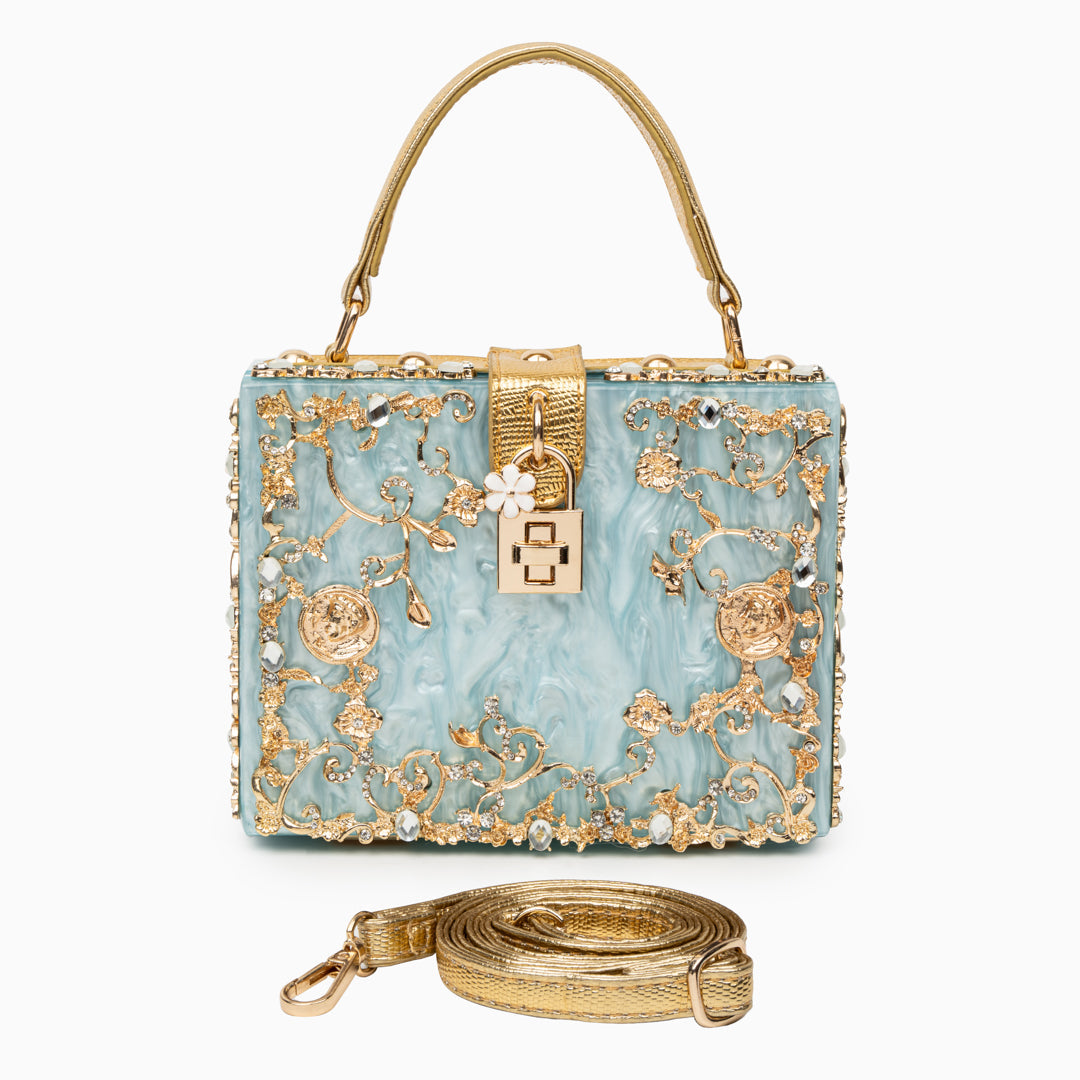 Addison – Luxurious Embroidered Evening Handbag for Women