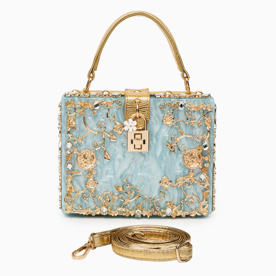 Addison – Luxurious Embroidered Evening Handbag for Women