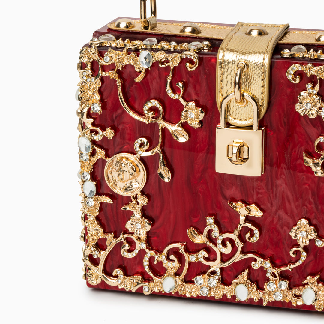 Addison – Luxurious Embroidered Evening Handbag for Women