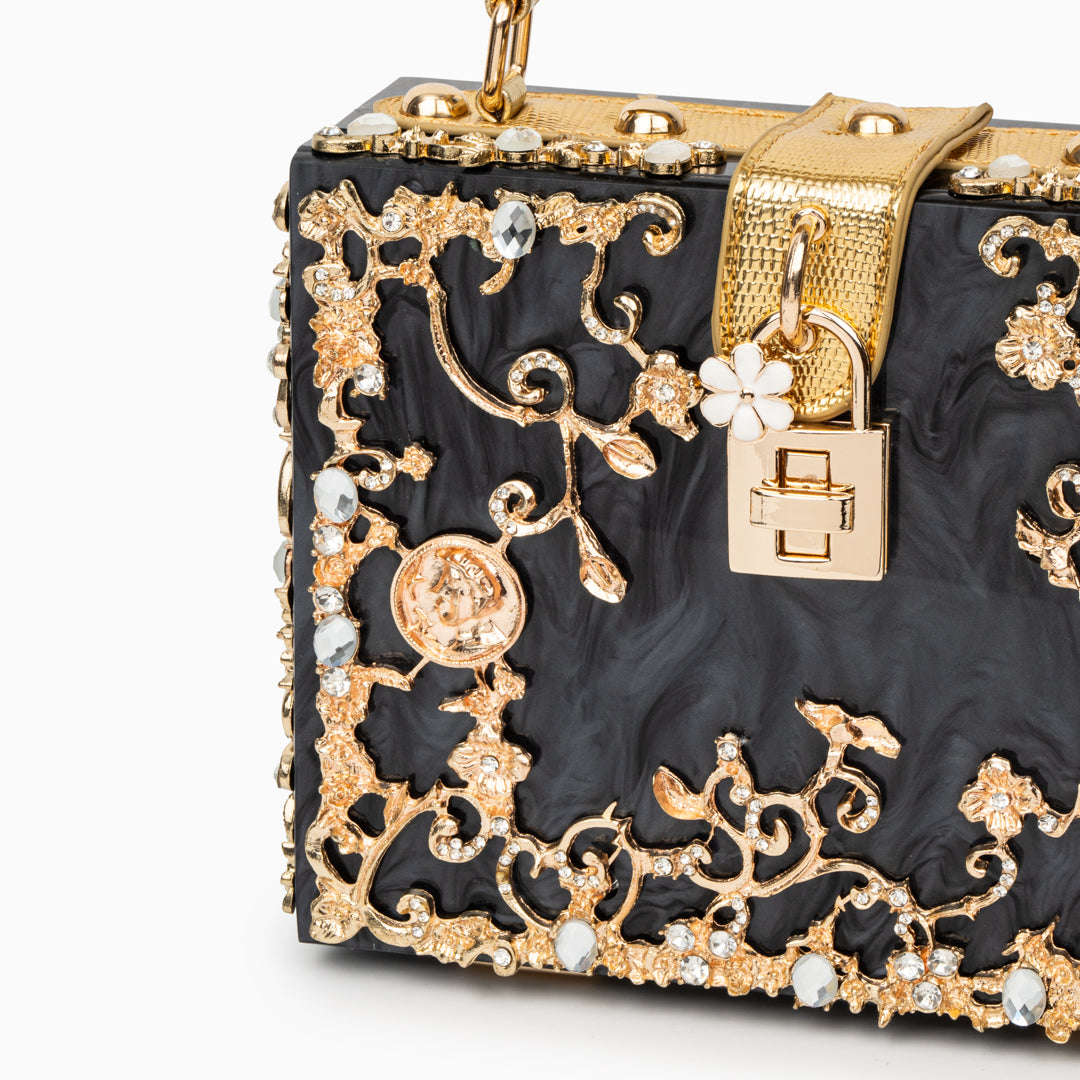 Addison – Luxurious Embroidered Evening Handbag for Women