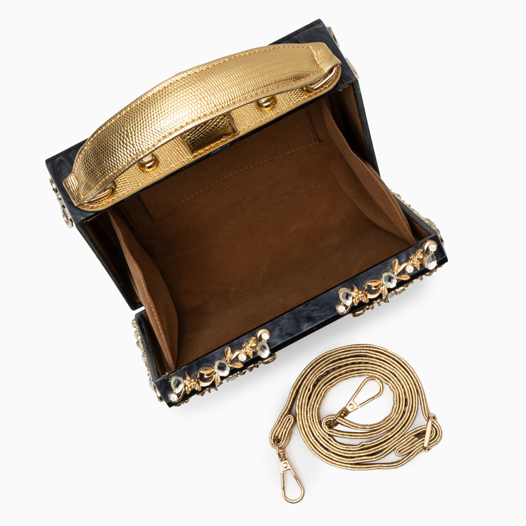 Addison – Luxurious Embroidered Evening Handbag for Women