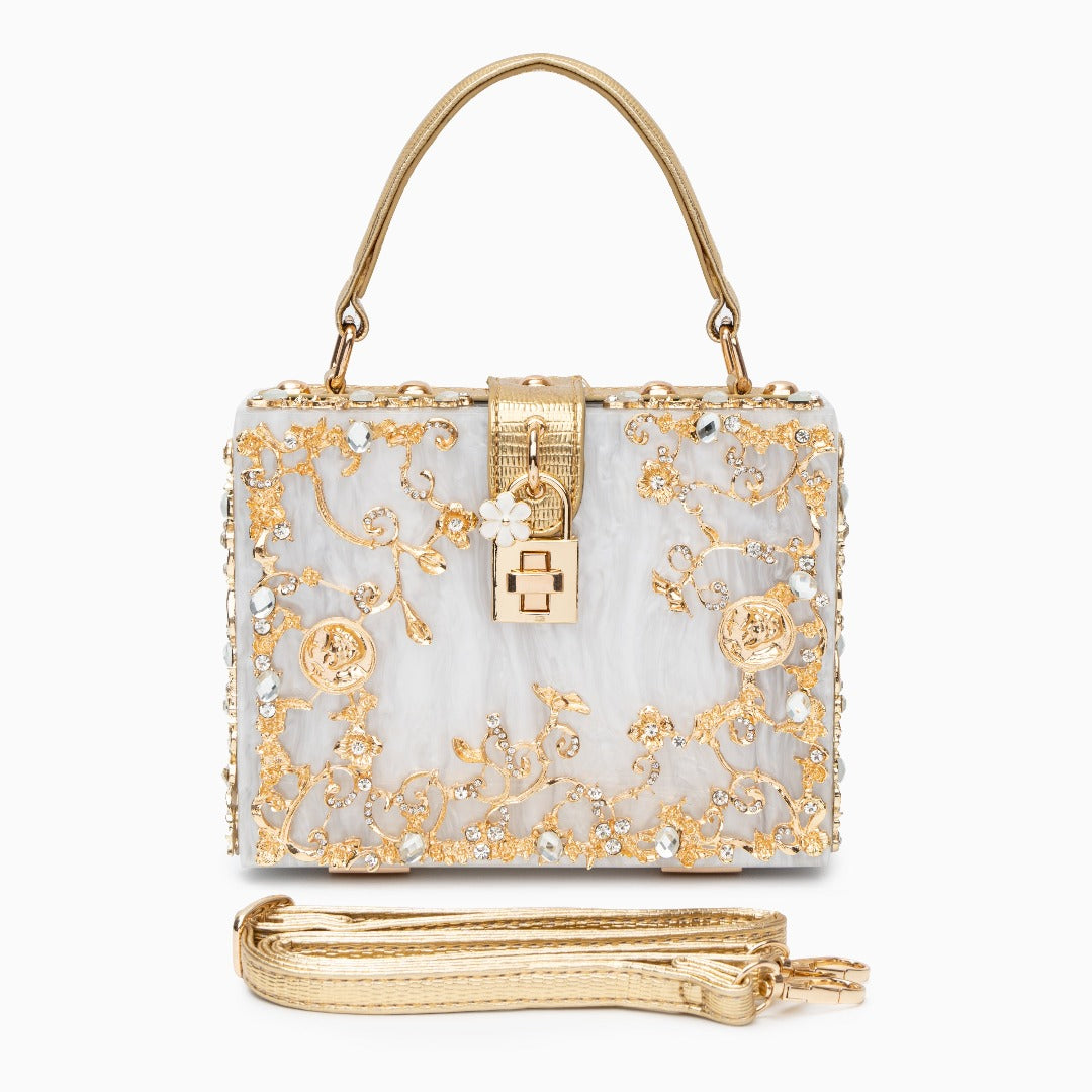 Addison – Luxurious Embroidered Evening Handbag for Women