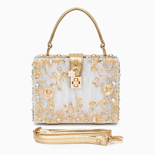 Addison – Luxurious Embroidered Evening Handbag for Women