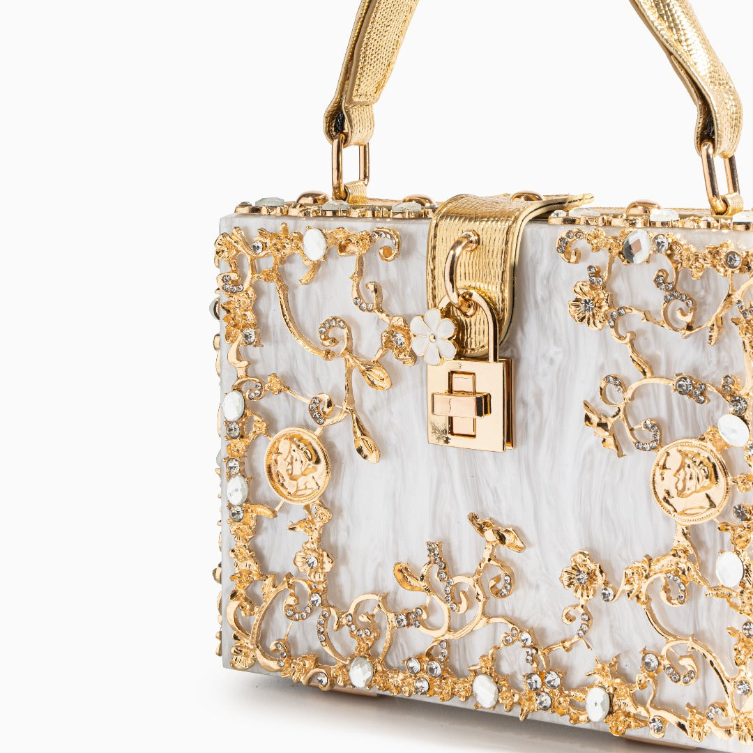 Addison – Luxurious Embroidered Evening Handbag for Women