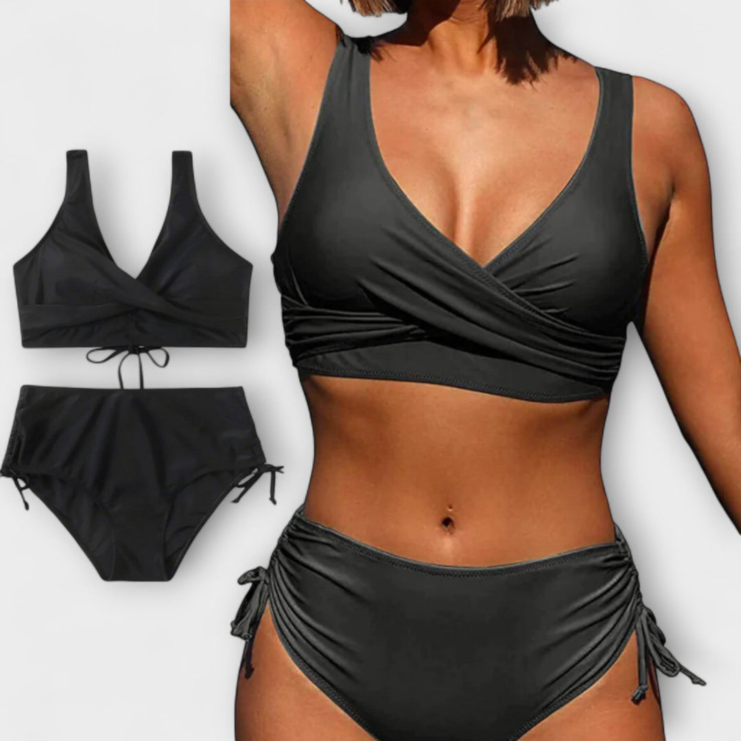 Calia – Ruched Wrap Bikini Set for Women