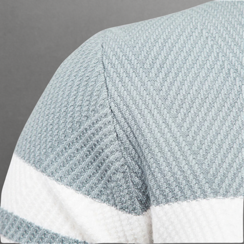 Oliver – Striped Crewneck Knit Sweater for Men