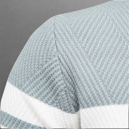 Oliver – Striped Crewneck Knit Sweater for Men