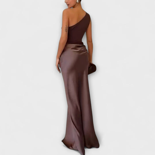 Serenelle – Elegant One-Shoulder Evening Dress