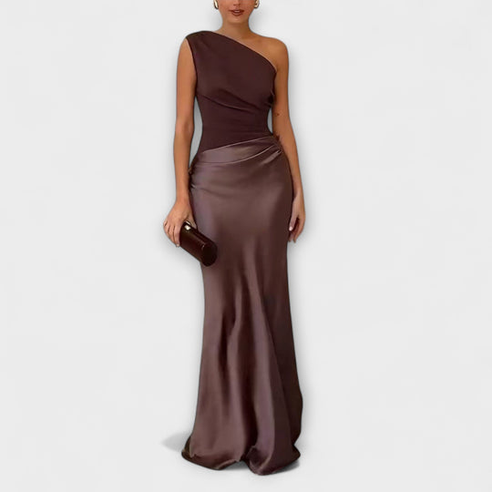 Serenelle – Elegant One-Shoulder Evening Dress
