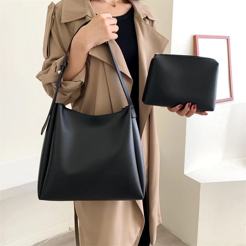 Adrienne – Sleek Leather Tote Bag for Women