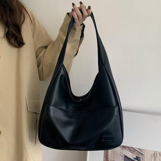 Drew – Minimalist Soft Leather Shoulder Bag for Women