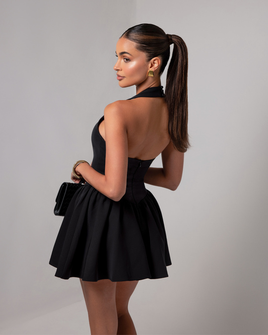 Ravina – Structured Cotton Mini Dress for Women