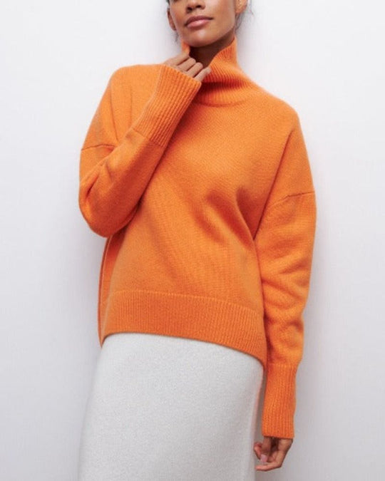 Alicia  – Oversized Turtleneck Sweater for Women