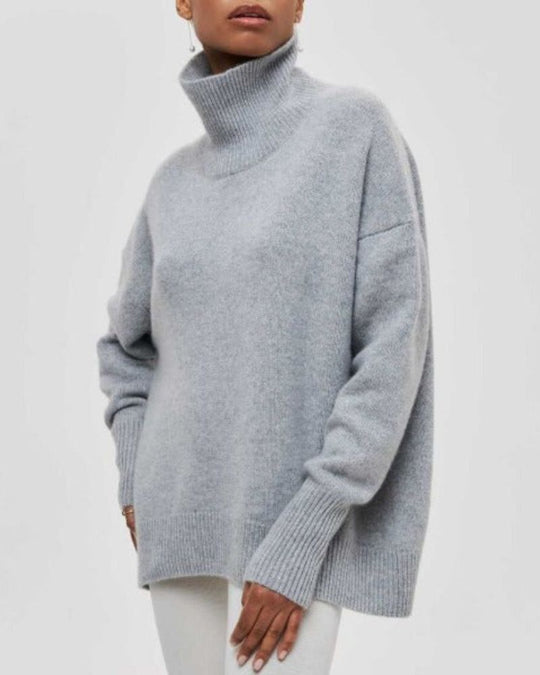 Alicia  – Oversized Turtleneck Sweater for Women