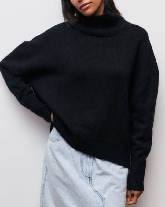 Alicia  – Oversized Turtleneck Sweater for Women