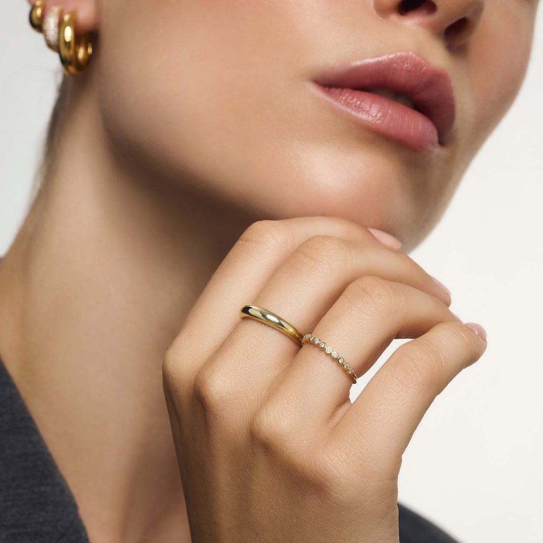 Nanette – Classic Gold Band Ring