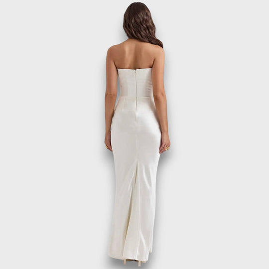 Isedra – Midi Dress with Sculptural Line