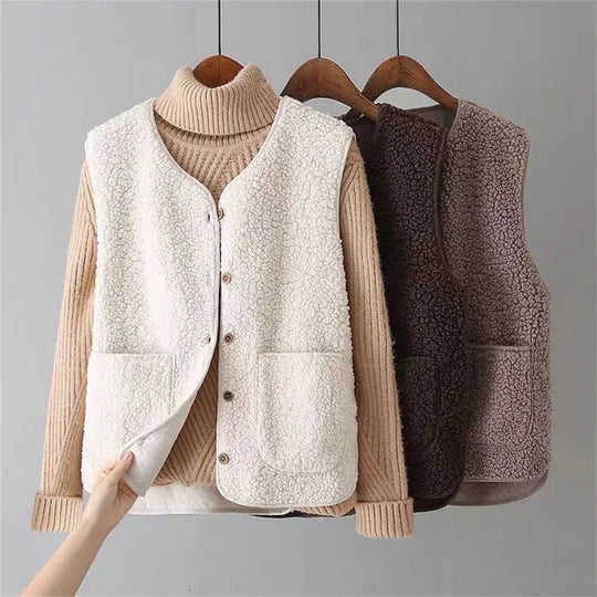 Holliston – Reversible Fleece Vest for Women