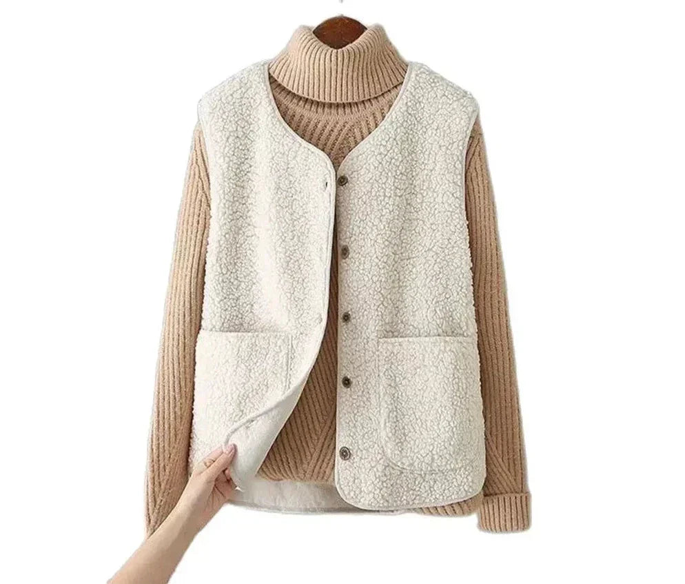 Holliston – Reversible Fleece Vest for Women