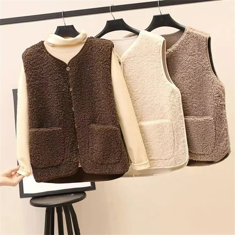 Holliston – Reversible Fleece Vest for Women