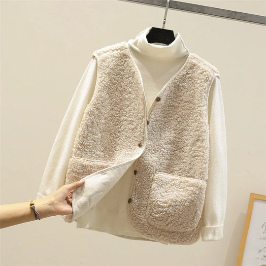 Holliston – Reversible Fleece Vest for Women