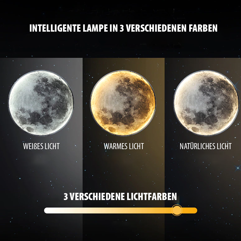 Chandra – 3D Moon Wall Lamp with Smart Ambience Control