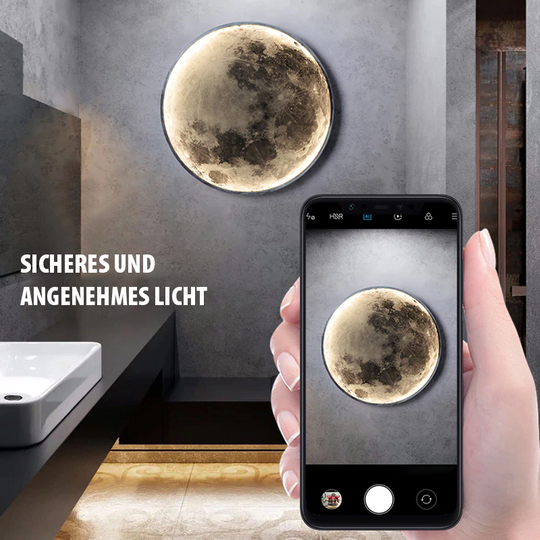 Chandra – 3D Moon Wall Lamp with Smart Ambience Control