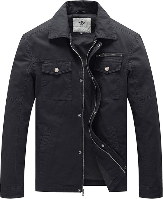Manuel – Classic Cotton Workwear Jacket for Men