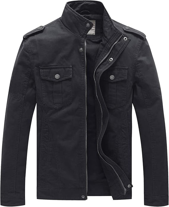 Tobias – Classic Cotton Utility Jacket for Men