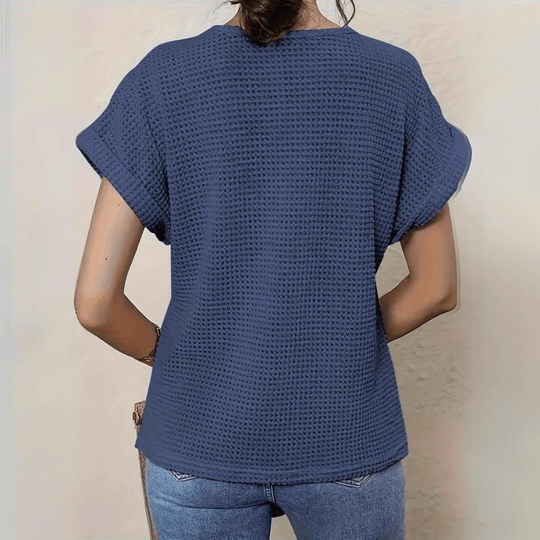 Daphira – Crochet Knit Cap Sleeve Top
