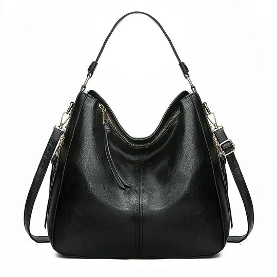 Allyn – Classic Leather Shoulder Bag for Women