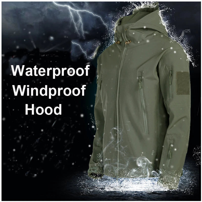 Derek – Waterproof Tactical Pants & Hooded Jacket for Men