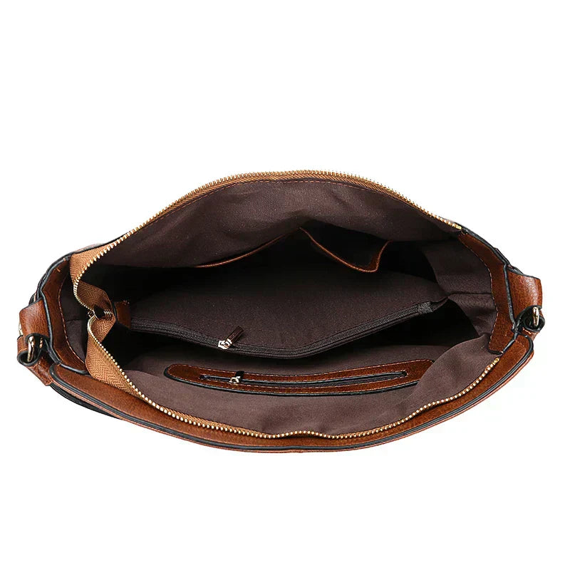 Allyn – Classic Leather Shoulder Bag for Women