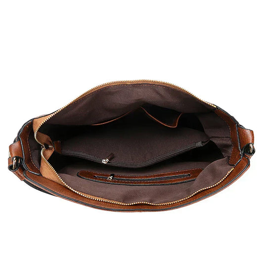 Allyn – Classic Leather Shoulder Bag for Women