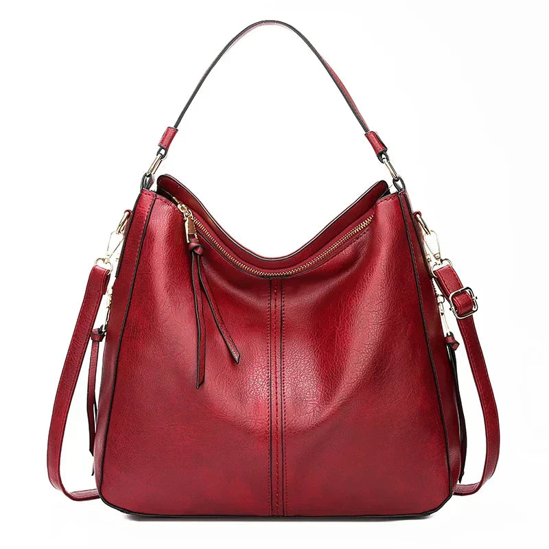 Allyn – Classic Leather Shoulder Bag for Women