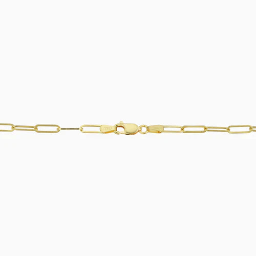 Jaqueline – Gold Paperclip Chain Bracelet